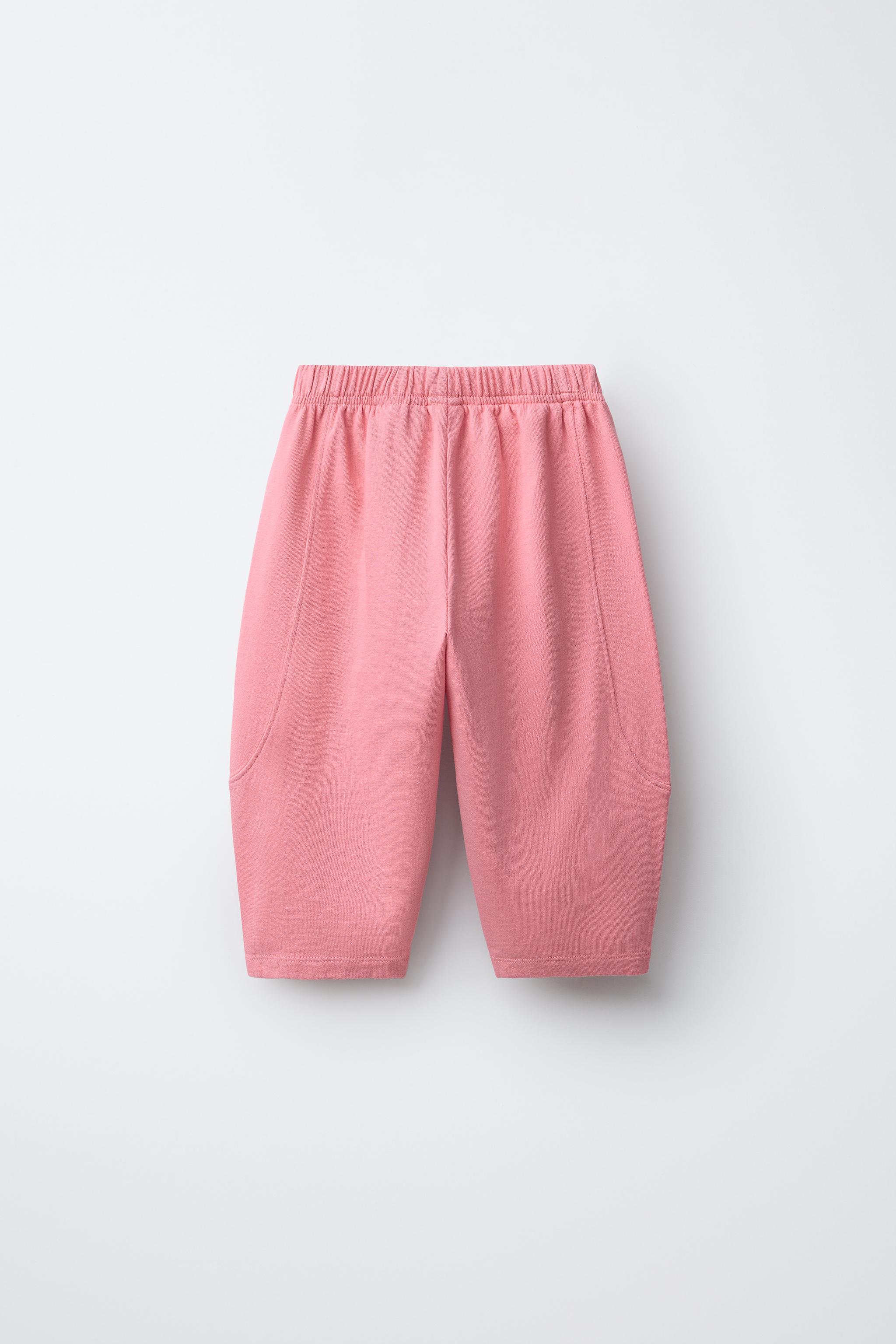 PLAIN BALLOON PLUSH PANTS